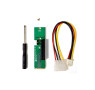 MintCell M.2 M (M2) Key NGFF to PCI-E (PCIE) 4X Adapter with 4 Pin MOLEX Power Cable v1.0